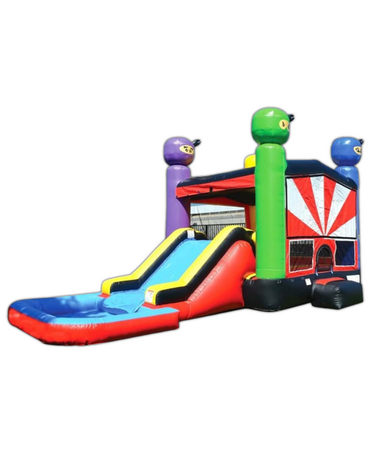 Ninja Water Slide Jumper